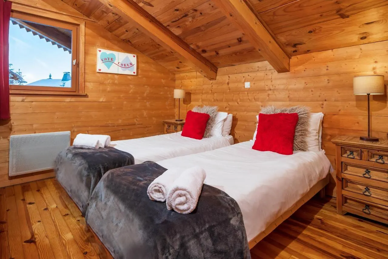 Chalet Cote Coeur, La Tania, With Outdoor Hot Tub And 7 Ensuite Rooms 0*,